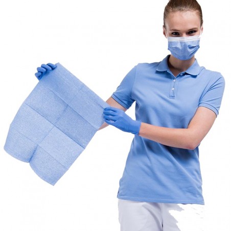 Comforties Dental Towels Violet Blauw 100 stuks