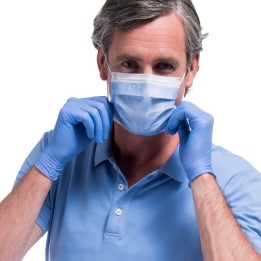 Comforties mondmaskers 3-laags Type IIR Violetblauw