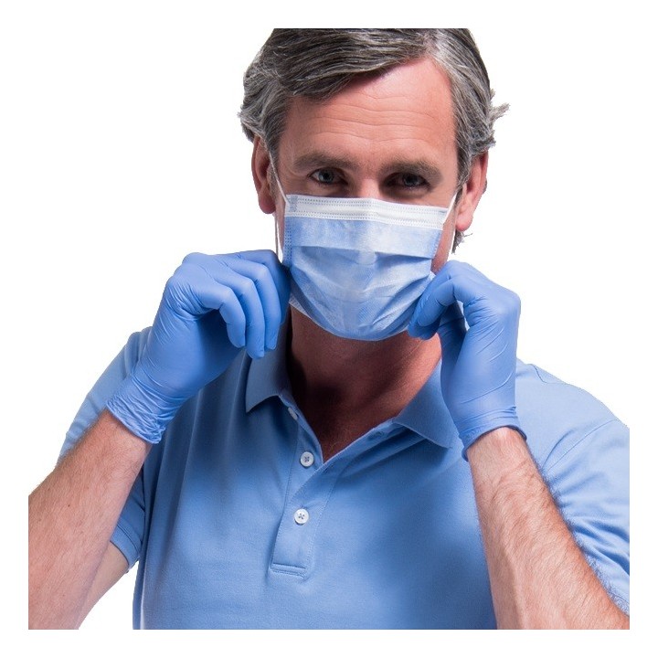 Comforties mondmaskers 3-laags Type IIR Violetblauw