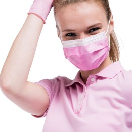 Comforties mondmaskers 3-laags Type IIR Roze 50 stuks