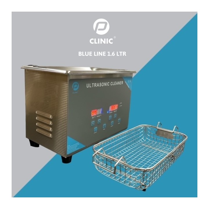 P CLINIC BLUE LINE RVS ULTRASOON REINIGER 1.6 LTR