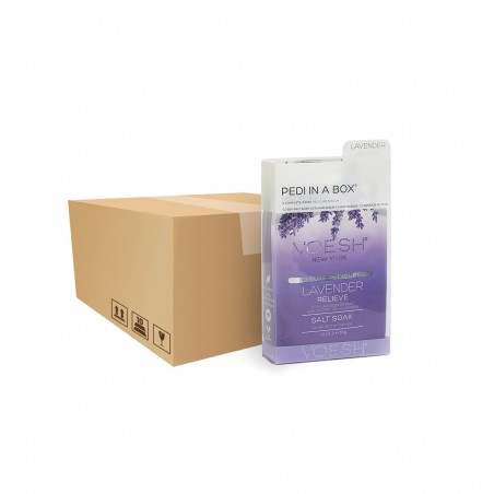VOESH Pedi in a Box 4 Step Lavender Relieve omdoos 50 st