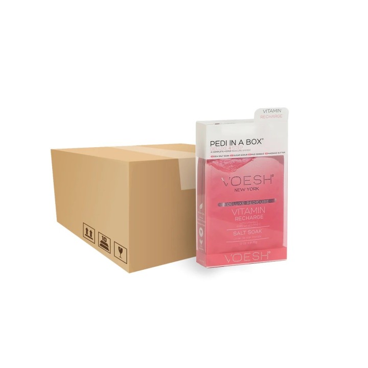 VOESH Pedi in a Box 4 Step Vitamin Recharge omdoos 50 st