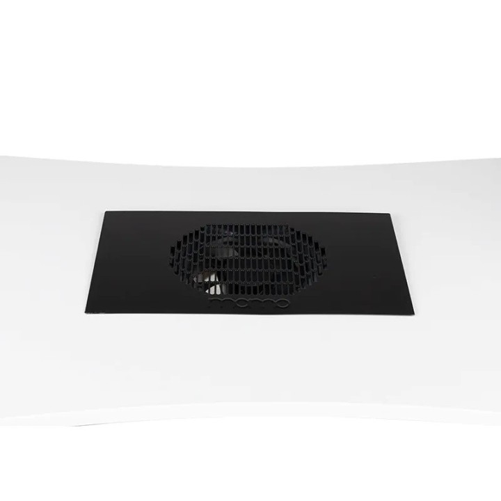 Inbouw stofafzuiging voor nageltafel zwart