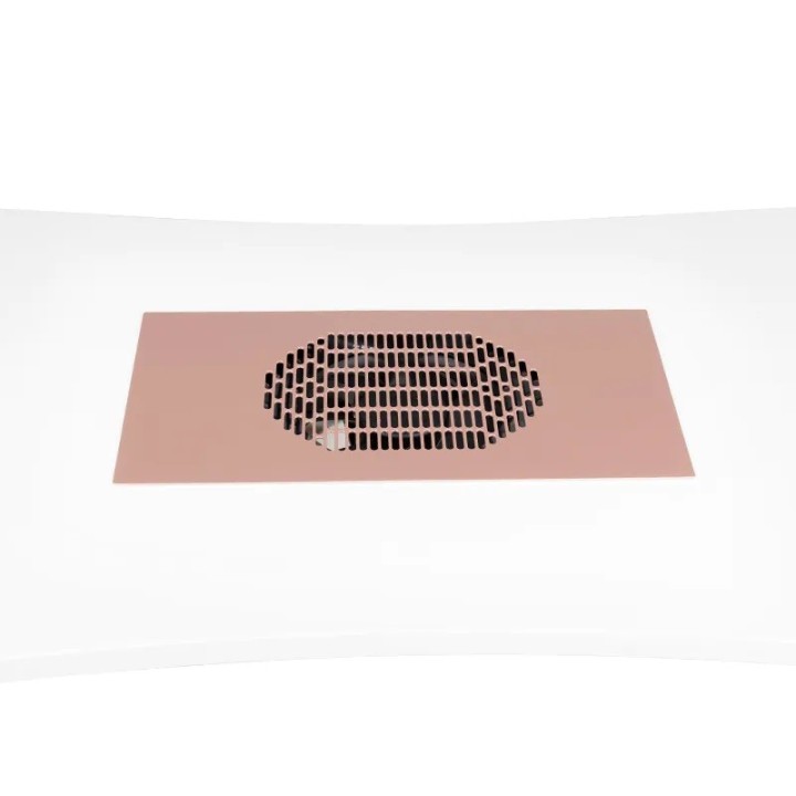 Inbouw stofafzuiging voor nageltafel roségoud