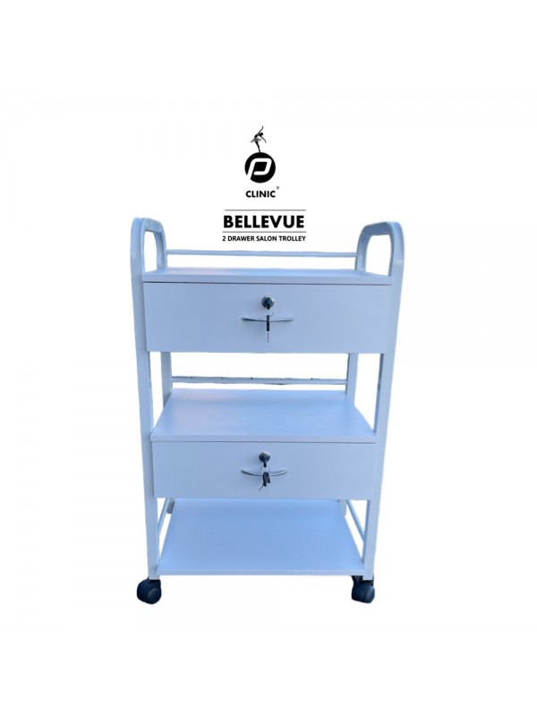 PClinic Trolley Bellevue met 2 laden + 1 plateau’s