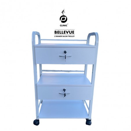 PClinic Trolley Bellevue met 2 laden + 1 plateau’s