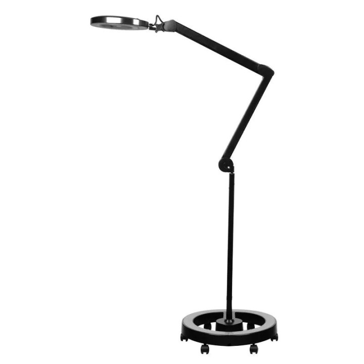 Loeplamp LED elegant 6025 - 5DTR zwart met statief