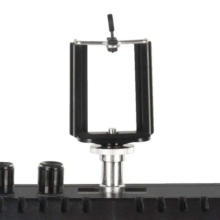 Ringlamp - ring light 18" 48w led zwart met statief