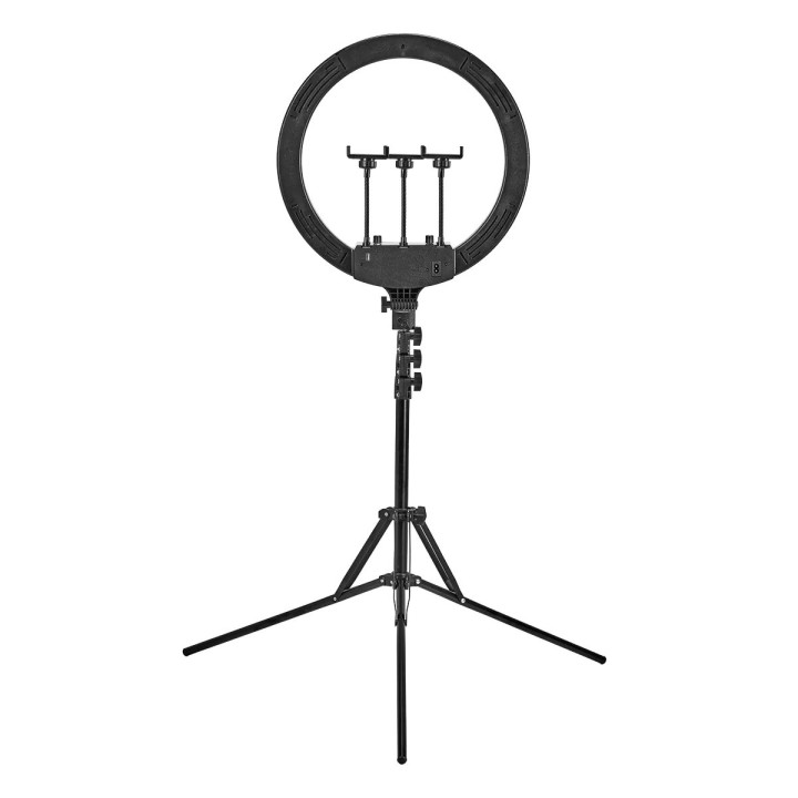 GLOW RGB Ringlamp 18" bsc met Statief 45W