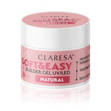 Claresa Soft and Easy Buildergel Natural 12 g