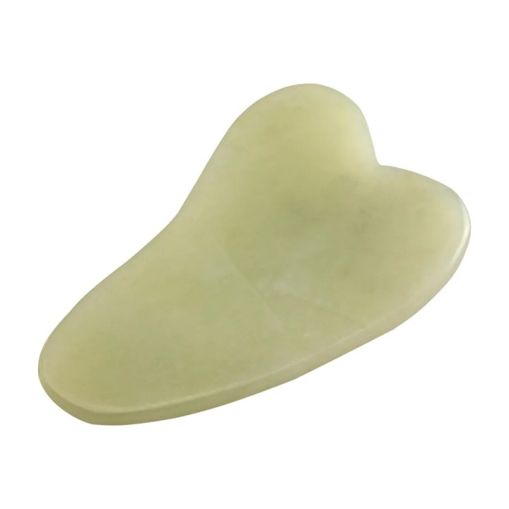 Jadesteen voor GUA SHA gezichtsmassage