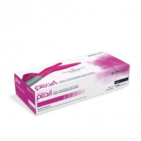 Unigloves Nitril Handschoenen Magenta Pearl 100 st
