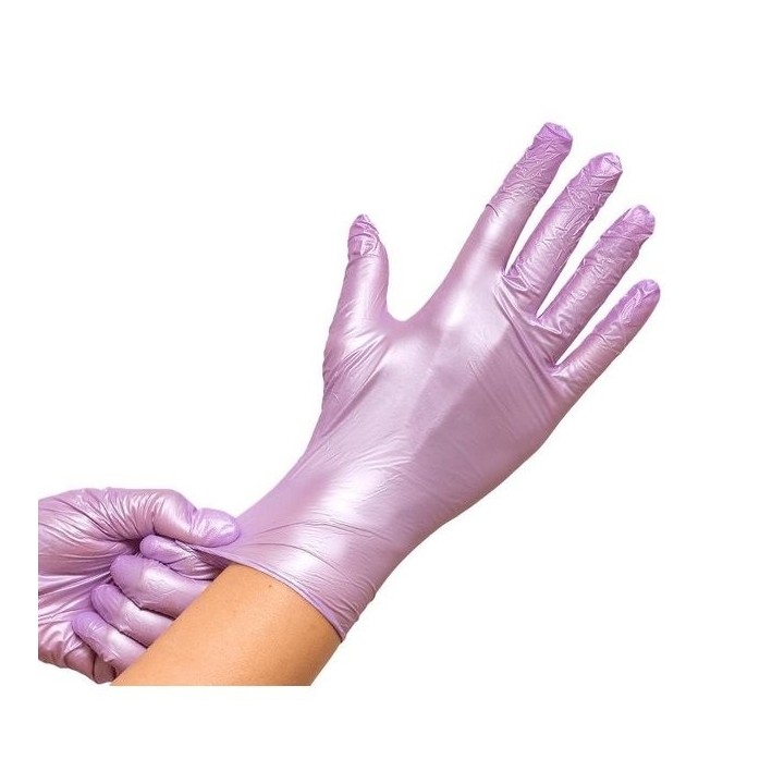 Comforties Soft Nitril Glamour Handschoenen Lila 100 st