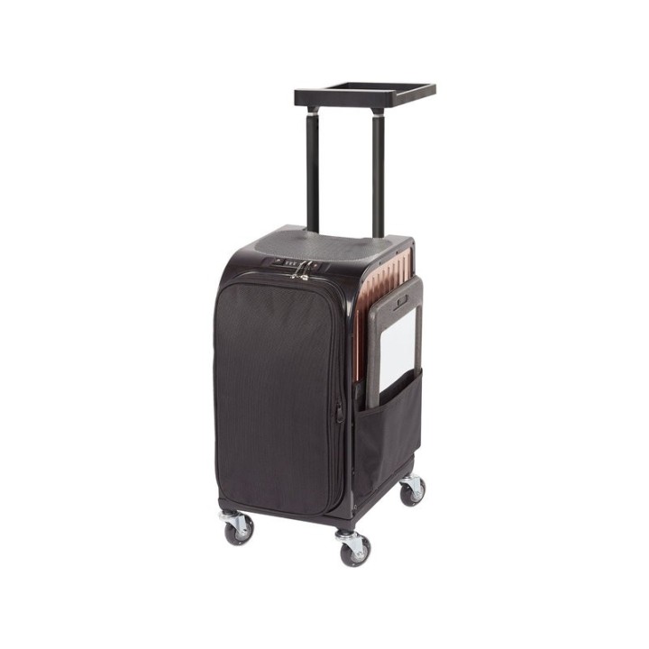 Rollercoaster Trolley Stool-Case Zilver Sibel