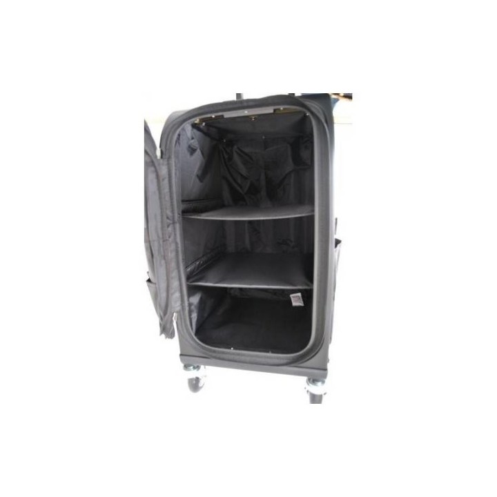 Rollercoaster Trolley Stool-Case Zilver Sibel