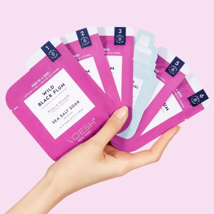 VOESH Pedi in a Box 6 Step - Wild Black Plum