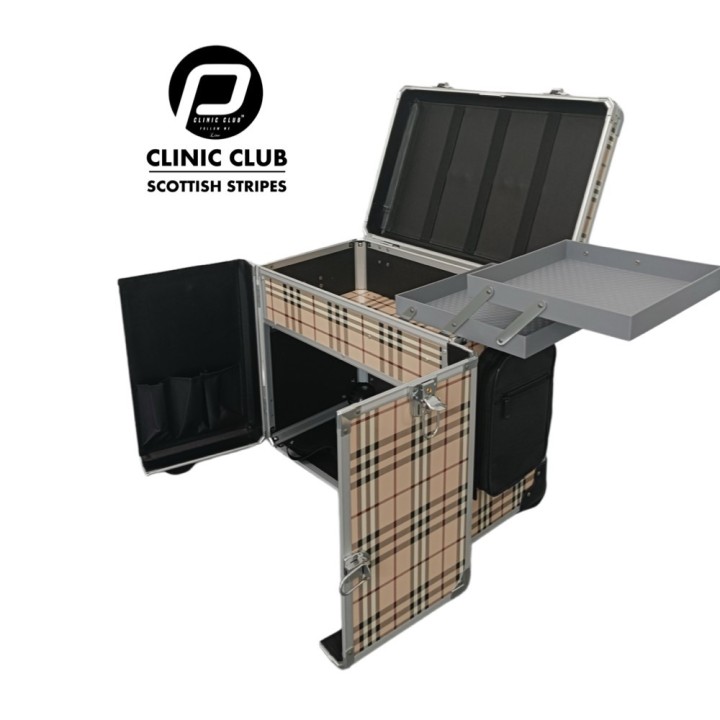 Clinic Club Scottish Stripes Pedicurekoffer