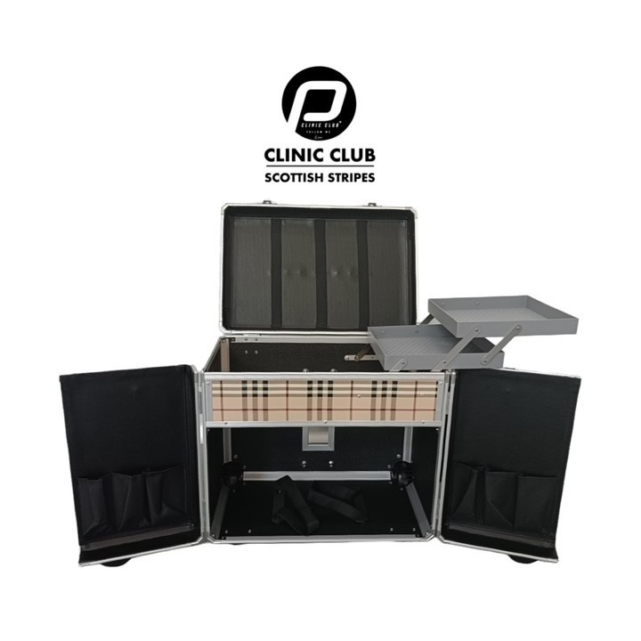 Clinic Club Scottish Stripes Pedicurekoffer