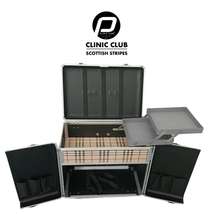Clinic Club Scottish Stripes Pedicurekoffer