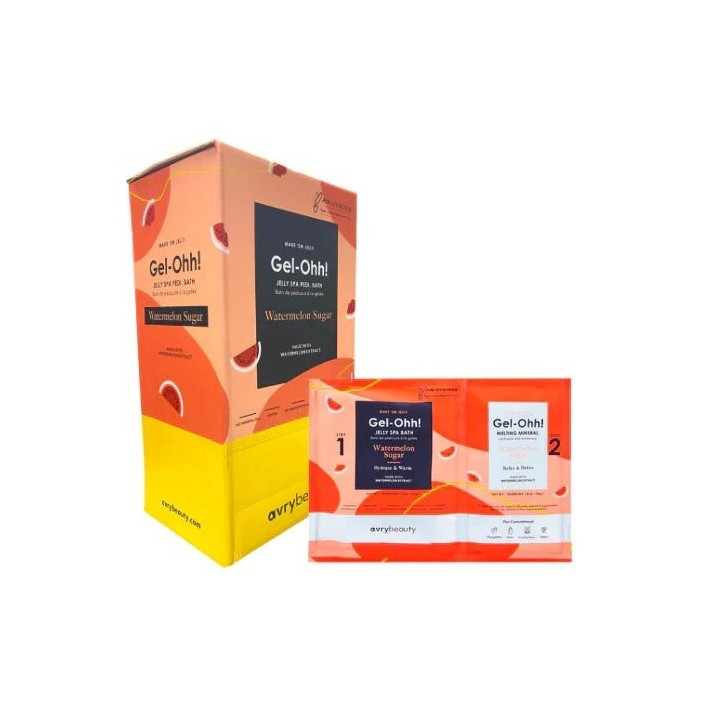 Gel-Ohh Jelly Spa Pedi Bath - Watermelon Sugar Box 30 st
