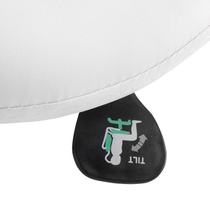 Tabouret zadelkruk Giovanni 1004 wit