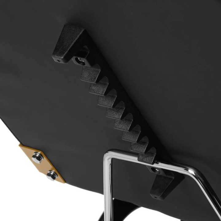 Behandelstoel 557G met laden goud - zwart
