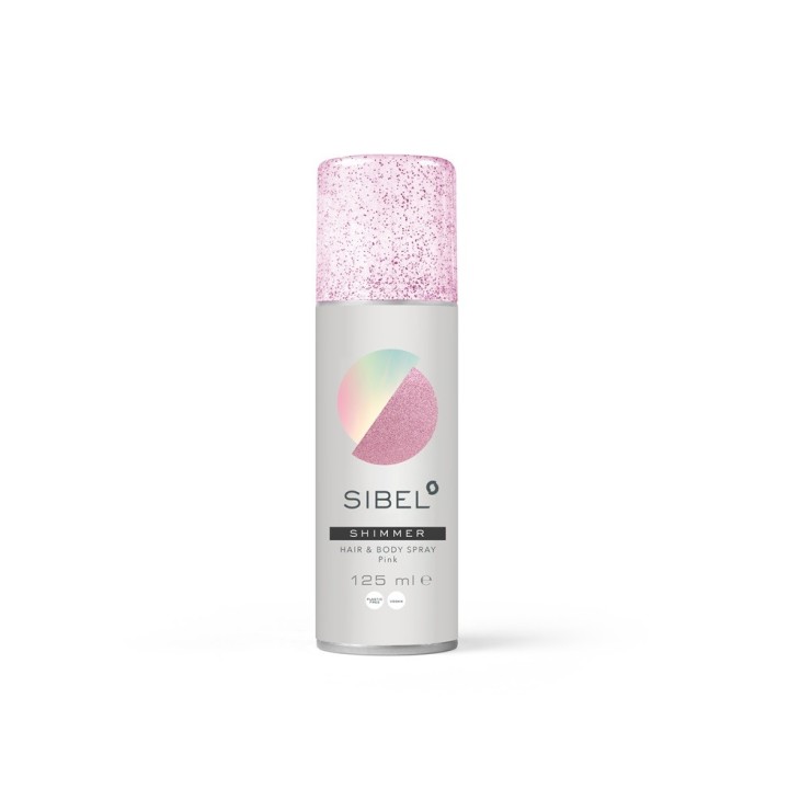 Sibel Body en Haar Glans Spray Roze 125 ml
