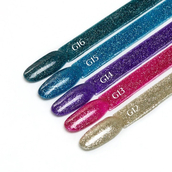 OCHO NAILS Glitter Gellak G16 -5 gr