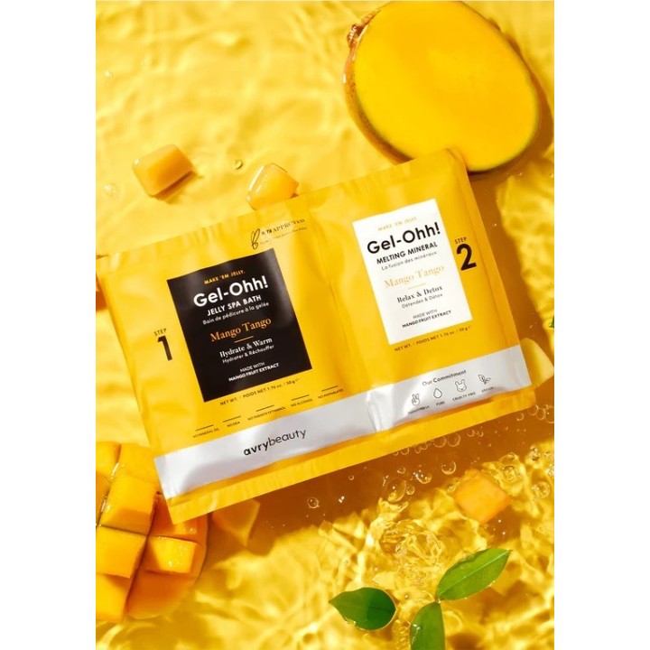 Gel-Ohh Jelly Spa Pedi Bath - Mango Tango Box 30st