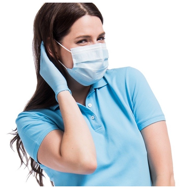 Comforties mondmaskers 3-laags Type IIR Blauw 50 stuks