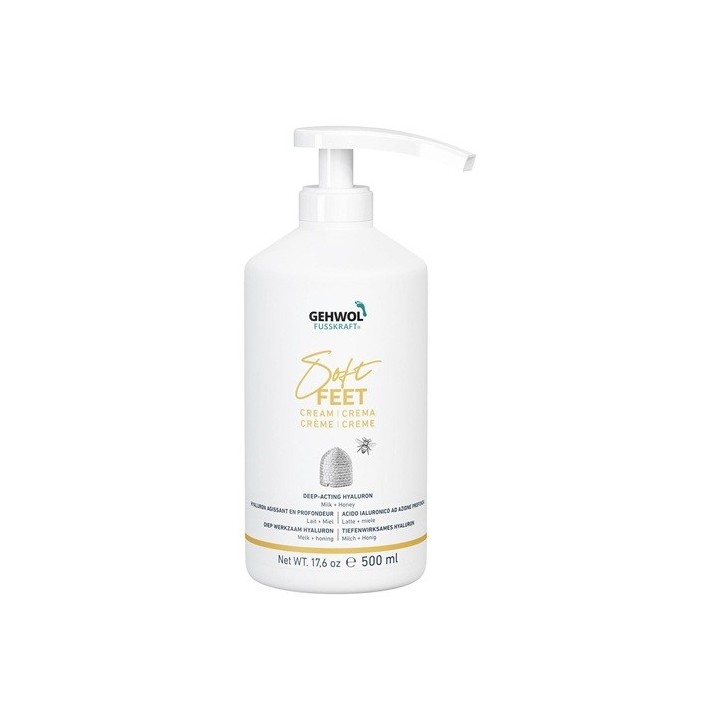 Gehwol Fusskraft Soft Feet Crème 500 ml met pomp