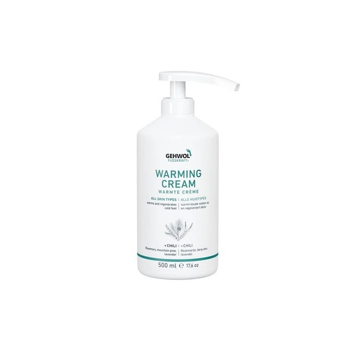 Gehwol fusskraft Warmte Crème 500 ml met pomp
