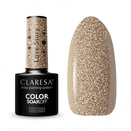 Claresa UV/LED Gellak LOVE STORY 1 - 5ml