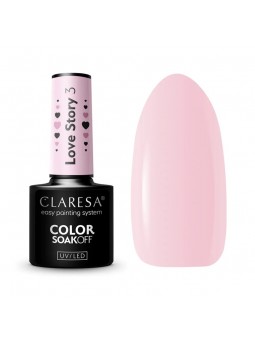 Claresa UV/LED Gellak LOVE STORY 3 - 5ml