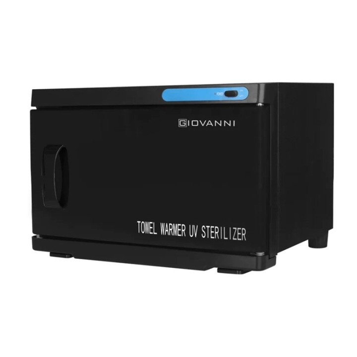 Handdoekverwarmer met UV-C-sterilisator 16 L zwart