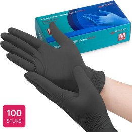 Nitril handschoenen zwart Biozek