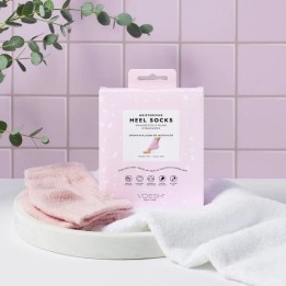 Voesh Moisturizing Heel Socks Pink