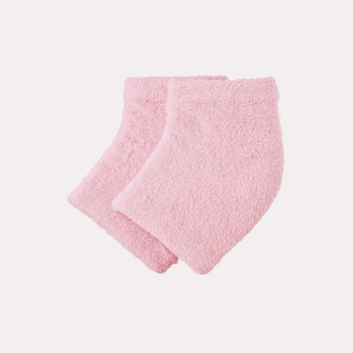 Voesh Moisturizing Heel Socks Pink