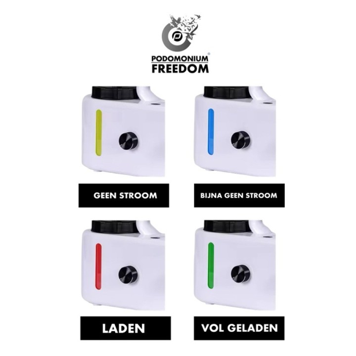 Pedicuremotor Podomonium Freedom Nattechniek met Accu