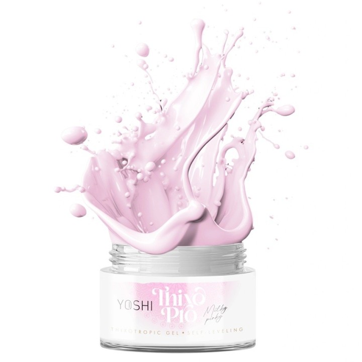 Yoshi Thixo PRO self-leveling builder gel Milky Pinky