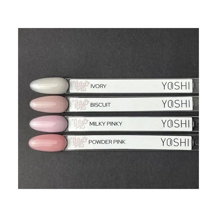 Yoshi Thixo PRO self-leveling builder gel Powder Pink 15 ml