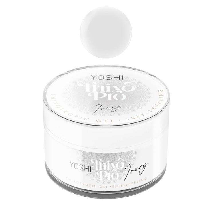 Yoshi Thixo PRO self-leveling builder gel Ivory 15 ml