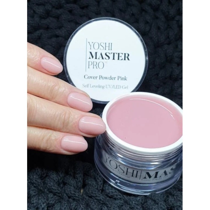 Yoshi Master PRO self-leveling builder gel Cover Powder Pink 50 ml