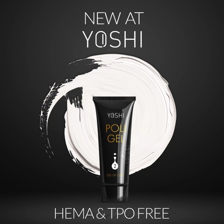 YOSHI PoliGel (Acryl) No 2 – Soft White  30 ml