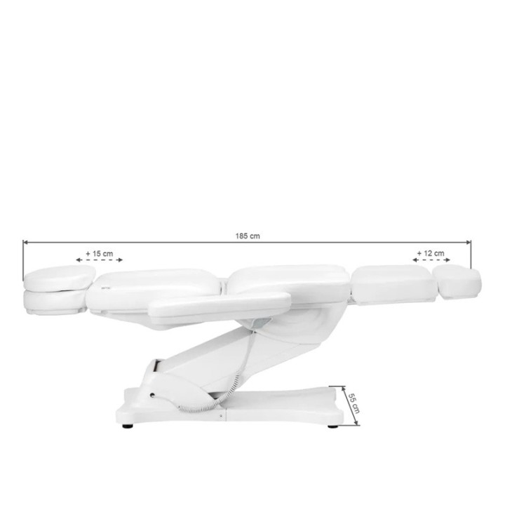 Behandelstoel Elektrisch met verwarming Sillon Classic 3 Wit