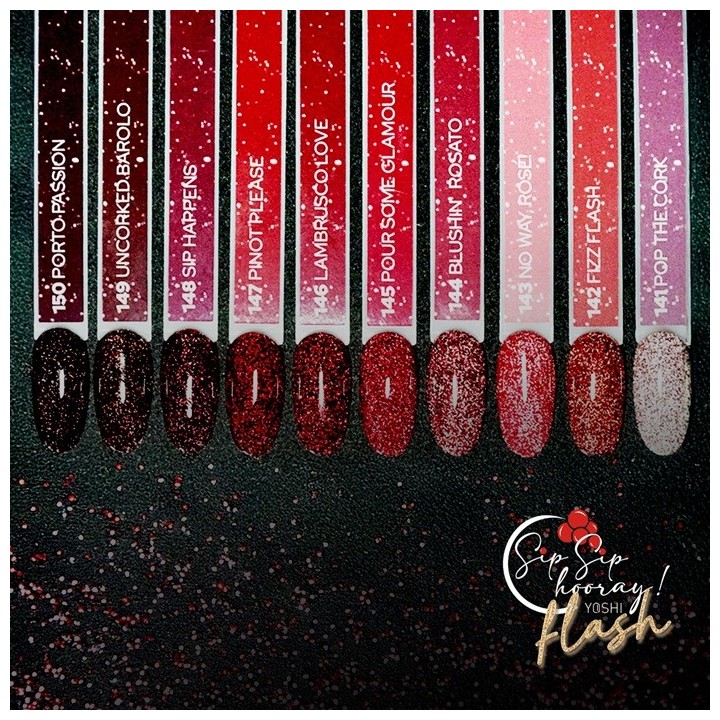 Yoshi Gelpolish Sip Sip Hooray – Pop The Cork – 141 - 6 ml