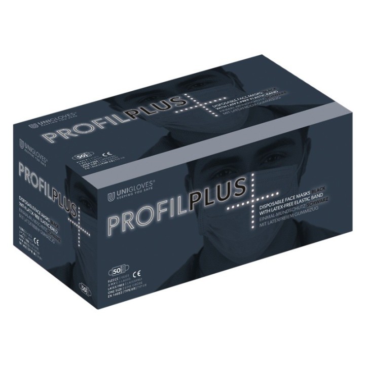 Zwarte Mondmaskers - Disposable facemasks Black | Beautywaves