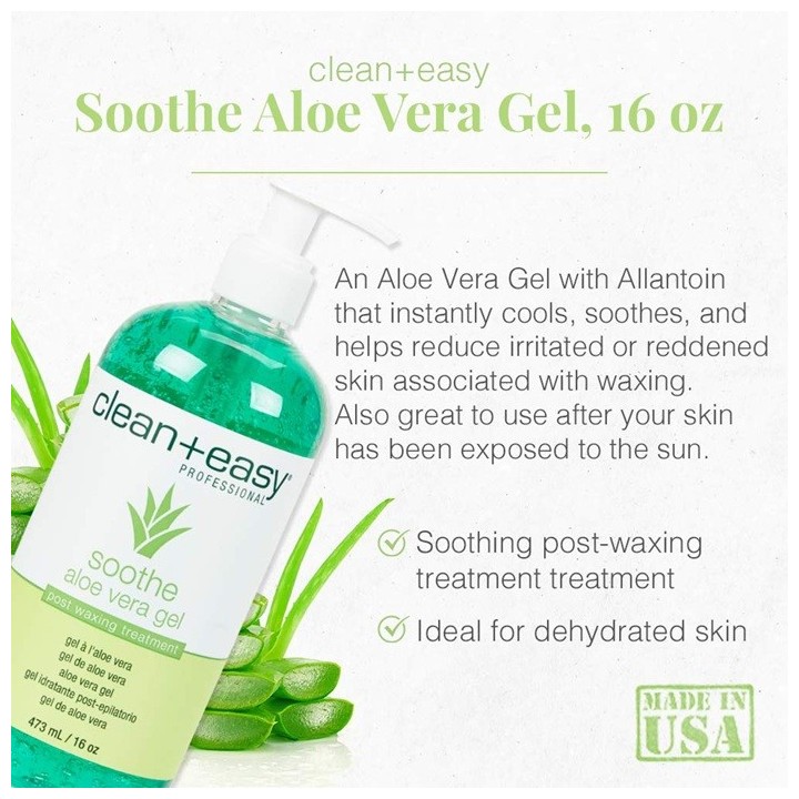 Clean + Easy Soothe Aloe Vera Gel 473 ml | Beautywaves