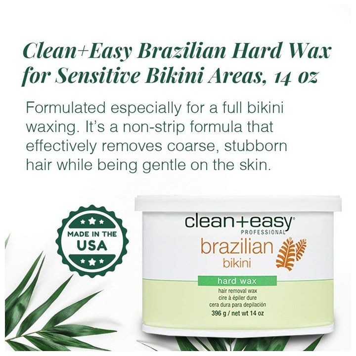 Clean + Easy Brazilian Bikini Hard wax 396 gr